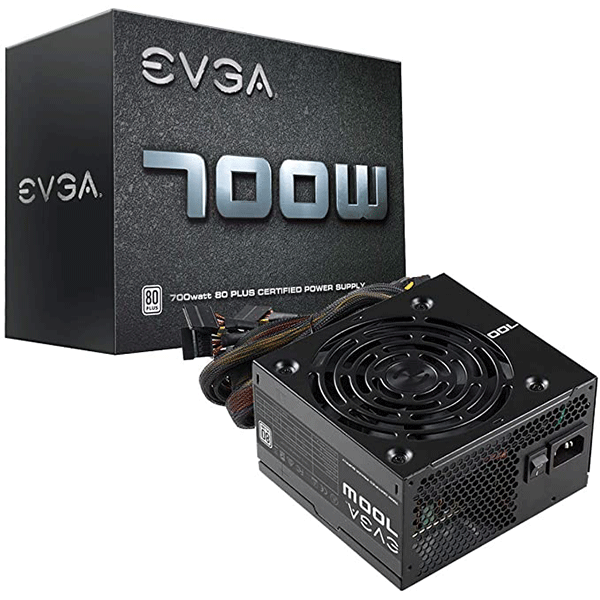 POWER SUPPLY 700W EVGA 80 PLUS WHITE-W1 700 | 100-W1-0700-K3
