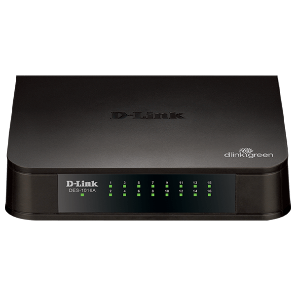 SWITCH DLINK 16 PORT DES| 1016A