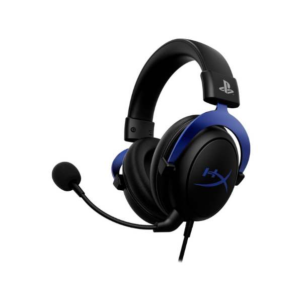 HyperX Cloud Gaming Headset, For PS5-PS4, Black/Blue, 1 Year Warranty | 4P5H9AM#ABB