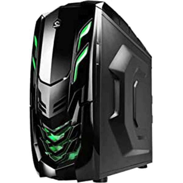 ATX CASE RIADMAX VIPER GX GREEN LED | 512WBG