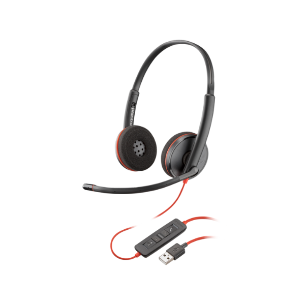 POLY Blackwire 3220 Stereo USB-A Headset | 80S02A6