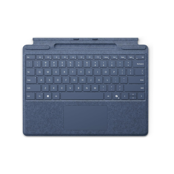 Microsoft Surface Pro Arabic & English Keyboard With Copilot, Magnetic Connection, Sapphire, 1 Year Warranty | 8XA-00228