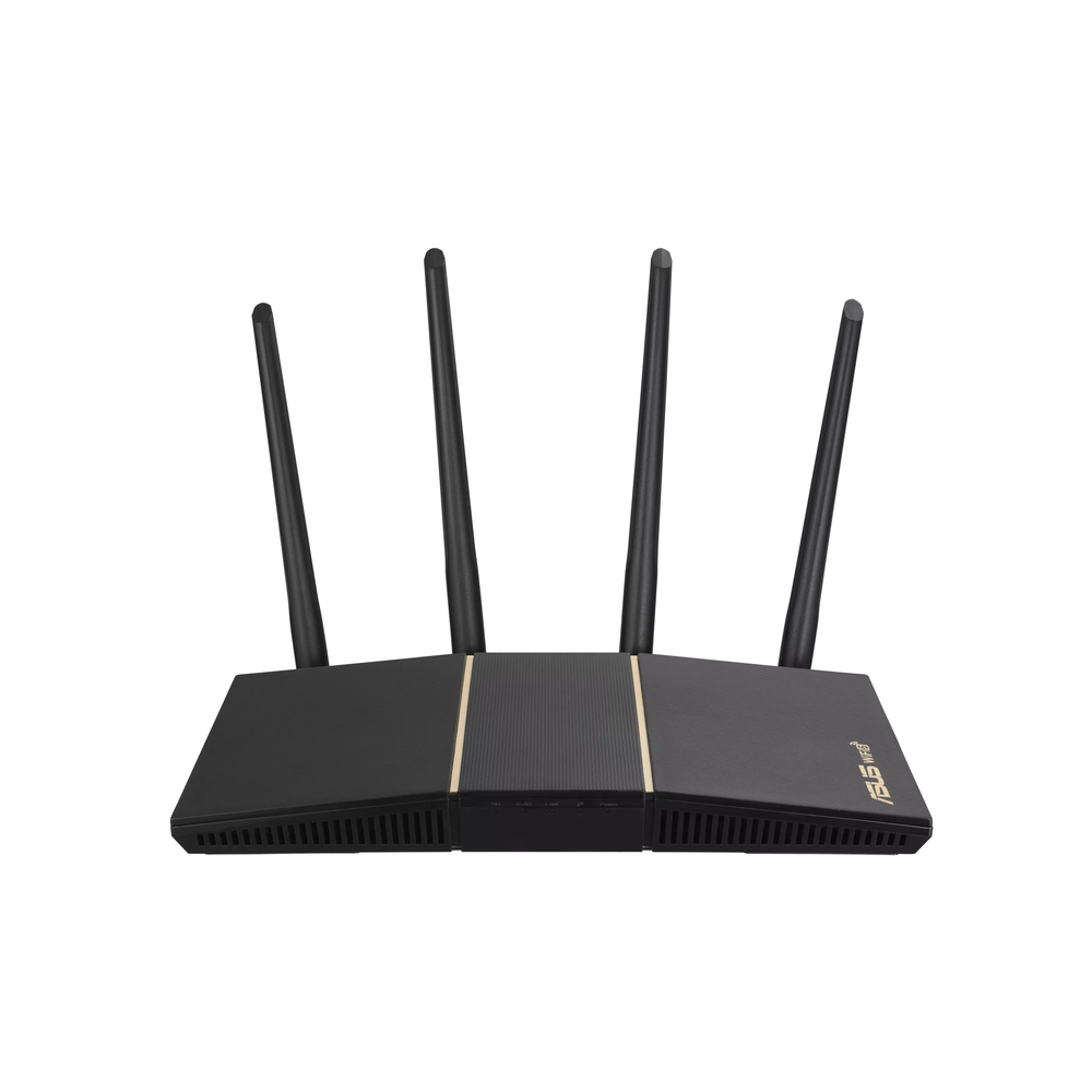 Asus RT-AX57 Dual Band WiFi 6 Extendable Router, Speeds Up to 3000 Mbps, 4 x External Antennas, Quad-core 1.7 GHz CPU, 1 Year Warranty | 90IG06Z0-MU2C00