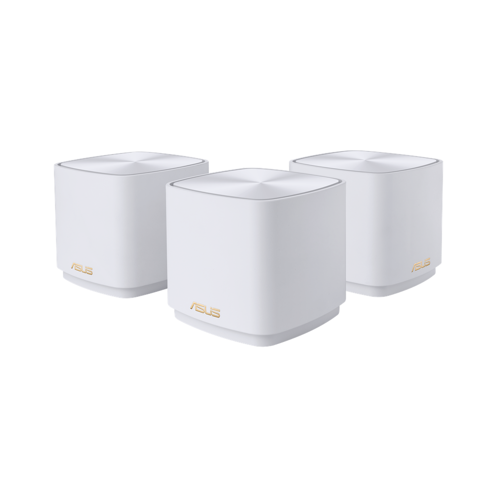 Asus ZenWiFi XD5 WiFi 6 Mesh Router Pack Of 2, 5 GHz Up to 2402 Mbps, 2.4 GHz Up to 574 Mbps, 2 x Internal Dual-Band Antennas, 1.7GHz Quad-Core Processor, AiMesh Supported, White, 1 Year Warranty | 90IG0750-MO3B40