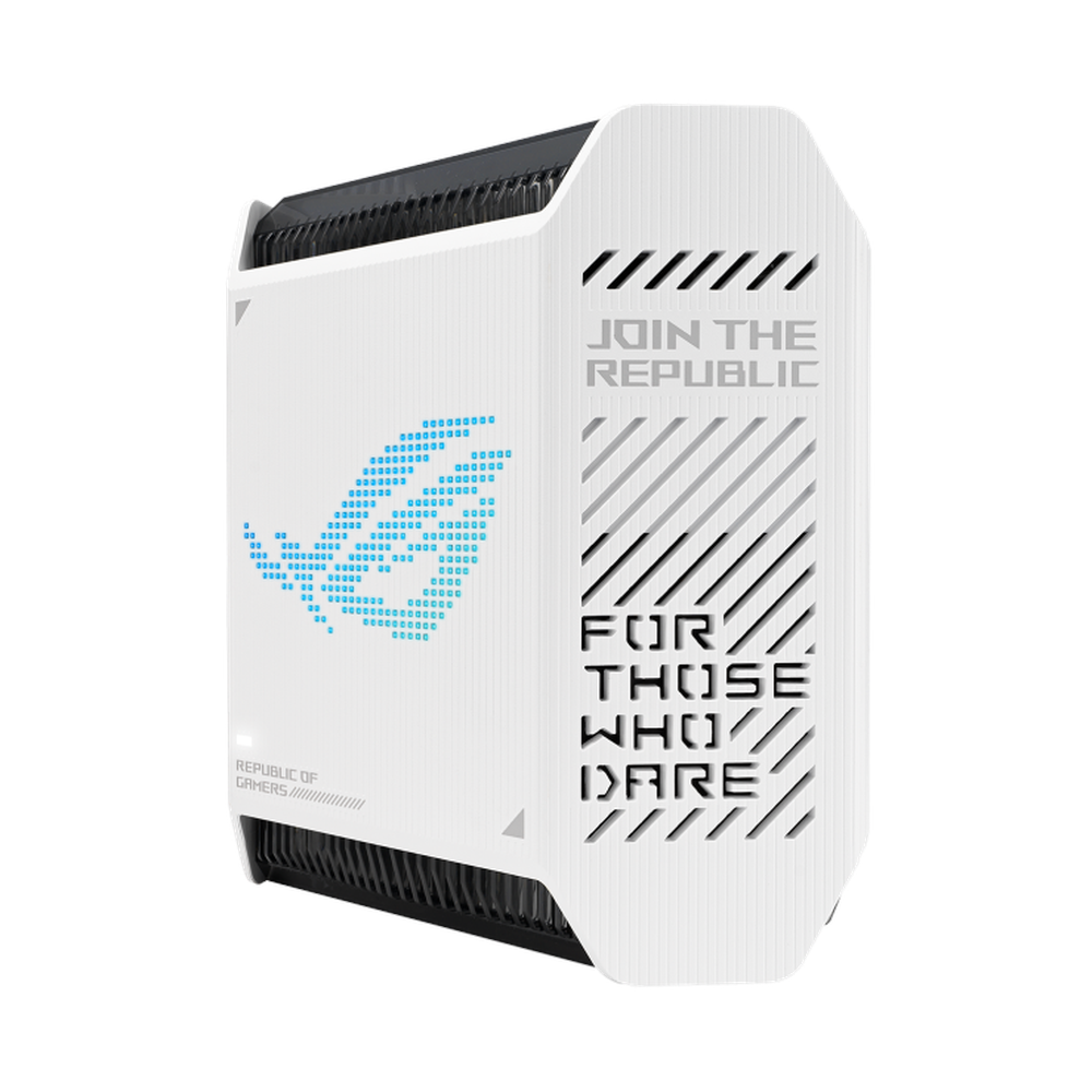 Asus ROG Rapture GT6 Tri-Band WiFi 6 Mesh System, 5 GHz Up to 4804 Mbps, 2.4 GHz Up to 574 Mbps, 9 x Internal Antennas, 1.7GHz Tri-Core Processor, Triple-Level Game Acceleration, RangeBoost Plus, 1 Year Warranty | 90IG07F0-MU9A40