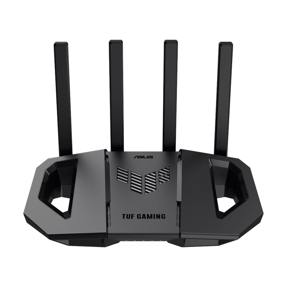 Asus TUF Gaming BE3600 Dual Band WiFi 7 Gaming Router, 5 GHz Up to 2882 Mbps, 2.4 GHz Up to 688 Mbps, 4 x External Antennas, 2.0 GHz Quad-Core Processor, Gaming Port & Mobile Game Mode, 1 Year Warranty | 90IG09U0-MU2S00