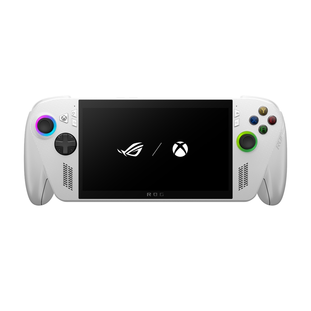 Asus ROG Xbox Ally Handheld Console, AMD Ryzen Z2 A Processor, 16GB RAM, 512GB SSD, AMD Radeon Graphics, 7" FHD 120Hz Display, Handheld compatibility, HD haptics, Windows 11 Home, White, 1 Year Warranty | RC73YA-NH002W