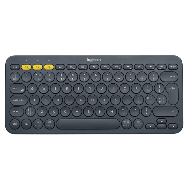 KEYBOARD WIRELESS LOGITECH K380 BLACK-ENGLISH | 920-007582