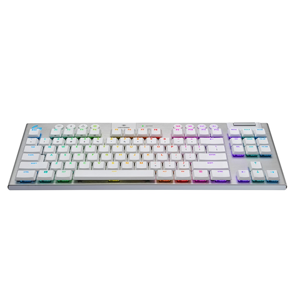 KEYBOARD LOGITECH G915 WIRELESS TENKEYLESS WHITE RGB | 920-009664