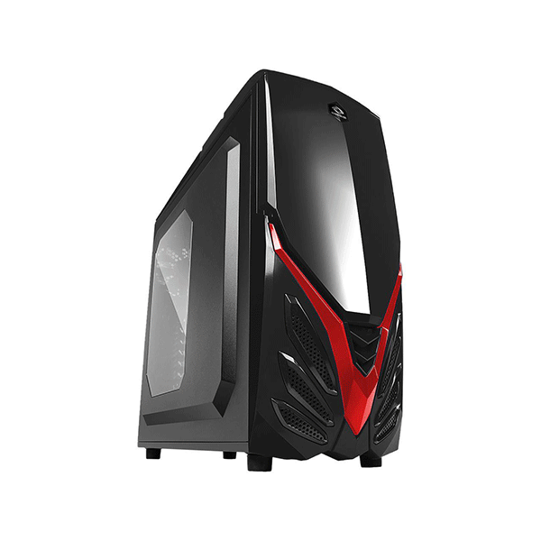 ATX CASE RIADMAX VIPER II BLACK/RED | A07WBR