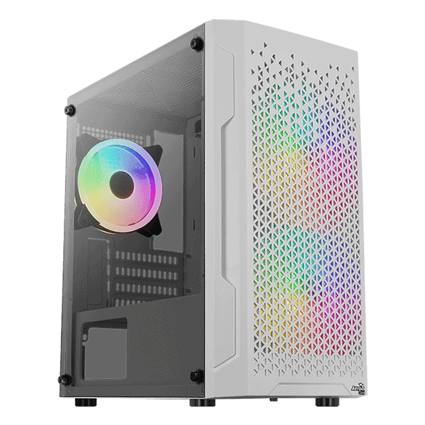 ATX CASE AEROCOOL TRINITY MINI TOWER WHITE | AC-TRINITY-MINI-White