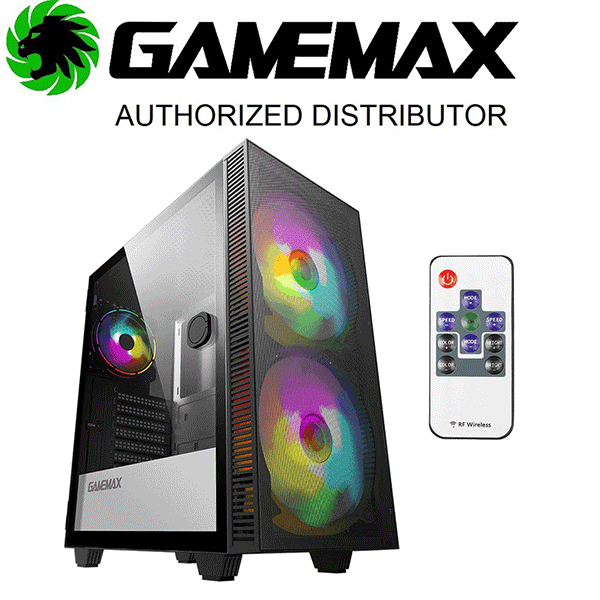 ATX CASE GAMEMAX AERO WITH 200MM FAN