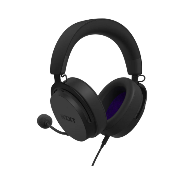 NZXT Relay Hi-Res Certified Wired Gaming Headset, Cable Length: 2m, Black, 1 Year Warranty | AP-WCB40-B2