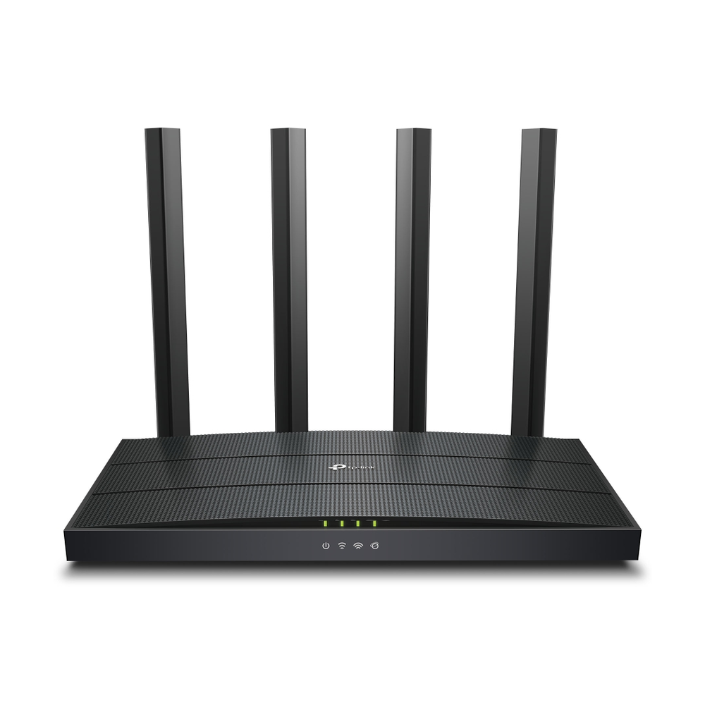 TP-Link Archer AX1500 Wi-Fi 6 Router, 5 GHz Up to 1201 Mbps, 2.4 GHz Up to 300 Mbps, 4 x Fixed High-Performance Antennas, 2-3 Bedroom Houses Coverage, 1 Year Warranty | ARCHER-AX12