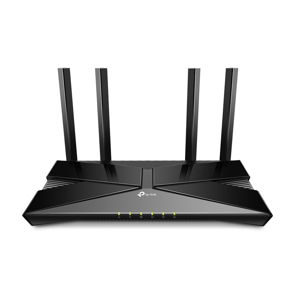 TP-Link Archer AX3000 Dual Band Gigabit Wi-Fi 6 Router, 2.4 GHz Up to 574 Mbps, 5 GHz Up to 2402 Mbps, 4 x Fixed High-Performance Antennas, Ultra-Low Latency, Multiple LAN Ports, 2-3 Bedroom Houses Coverage, Compatible with Alexa, 1 Year Warranty | ARCHER-AX53