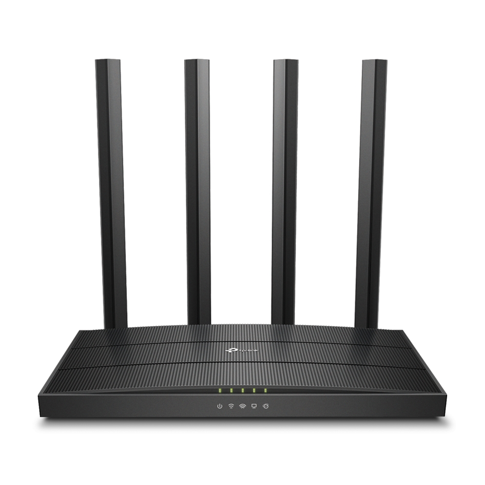 TP-Link Archer AC1900 Wi-Fi 5 Router, 2.4 GHz Up to 600 Mbps, 5 GHz Up to 1300 Mbps, 4 x Fixed High-Performance Antennas, Multiple LAN Ports, 3 Bedroom Houses Coverage, 1 Year Warranty | ARCHER-C80