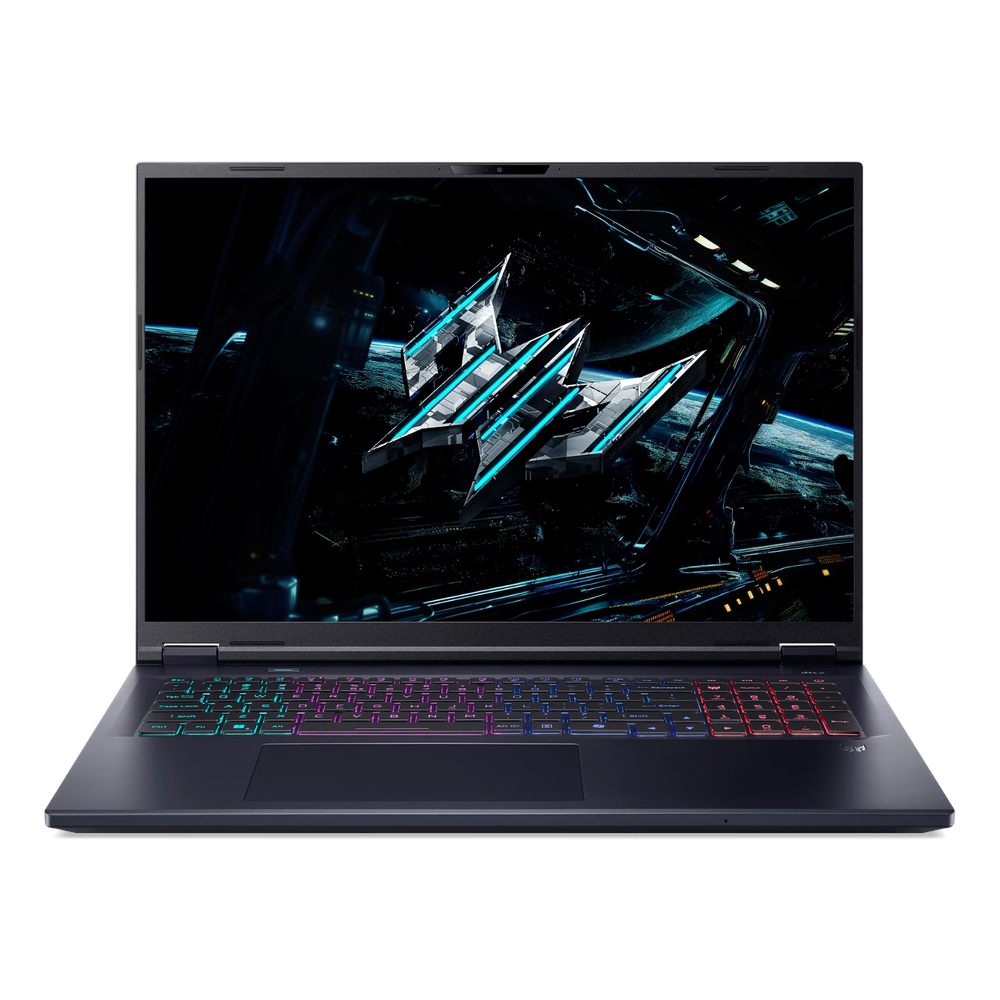 Acer Predator Helios Neo 18 AI Gaming Laptop, Intel Core Ultra 9 275HX Processor, 96GB RAM, 1TB SSD, 18" 250Hz LCD Display, 16GB Nvidia RTX 5080 Graphics, English & Arabic RGB Backlit Keyboard, Windows 11 Pro, Black, 1 Year Warranty | NH.QVYEM.005