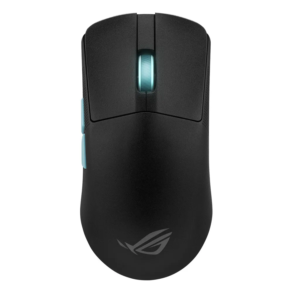 Asus ROG Harpe Ace Aim Lab Edition Wireless Gaming Mouse, 2.4GHz Wireless / Bluetooth 5.1 / Wired-USB, Up to 36000 DPI, Up to 1000Hz Polling Rate, ROG 70M Mechanical Switches, ROG AimPoint Sensor, 5 Buttons, Ambidextrous Design, Black, 1 Year Warranty | 90MB02W0-BMUA00