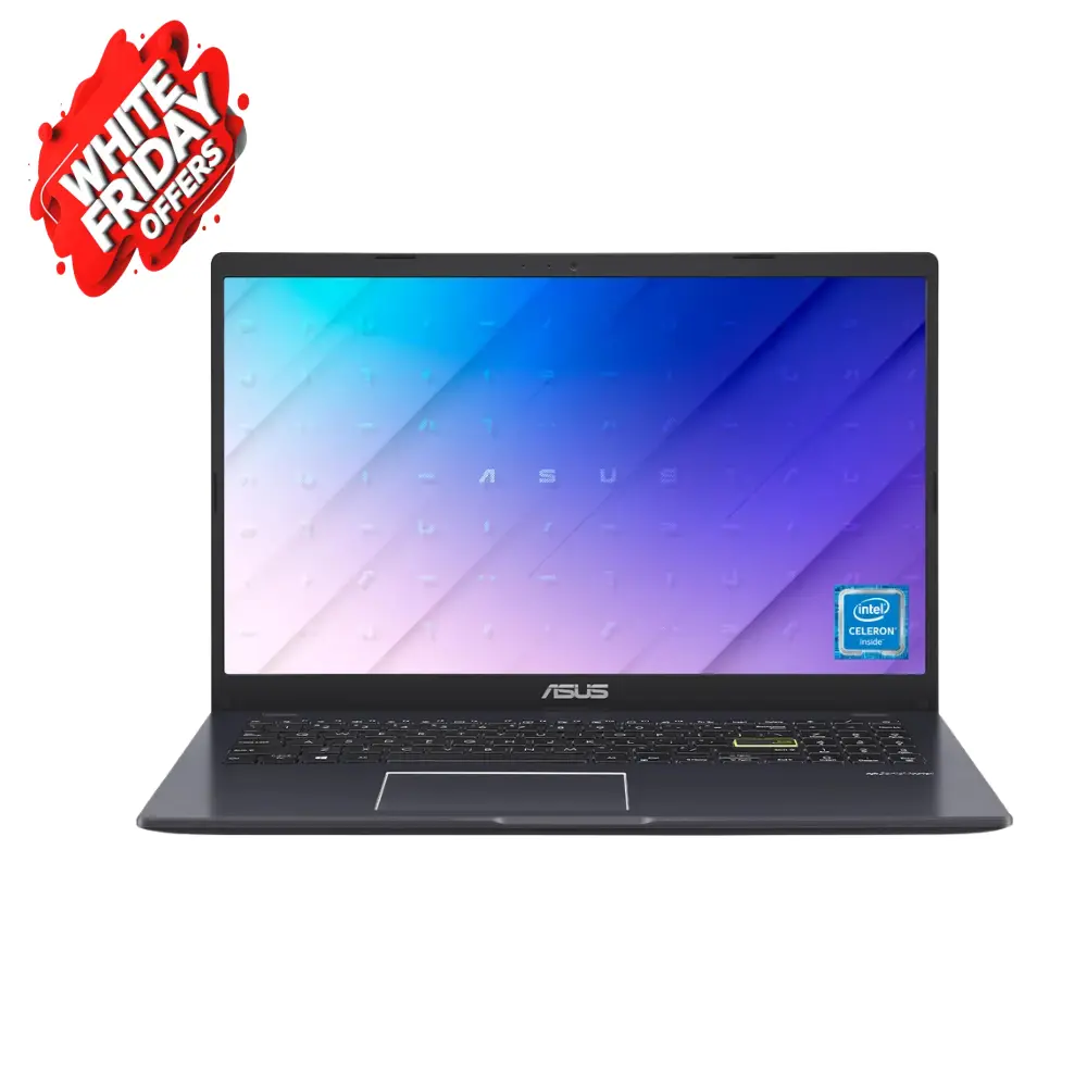 Asus Vivobook Go 15 Laptop, Intel Celeron N4500 Processor, 4GB RAM, 128GB SSD, 15.6" HD Display, Windows 11 Home, English & Arabic Backlit Keyboard, 1 Year Warranty | E510KAB-BR1140WS