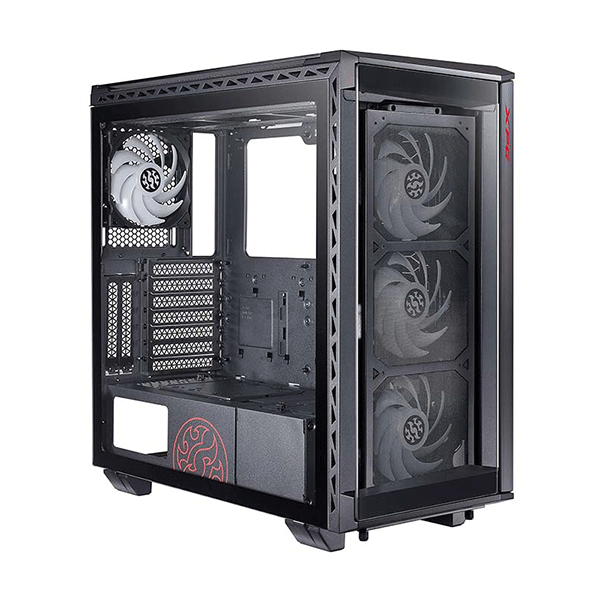 ATX CASE XPG BATTLE CRUISER SUPER MID TOWER BLACK | BATTLECRUSIER-BKCWW