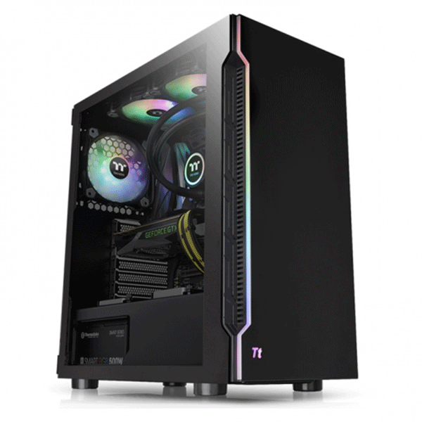 ATX CASE THERMALTAKE H200 TG RGB BLACK | CA-1M3-00M1WN-00