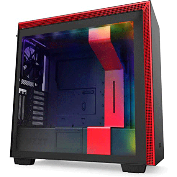ATX CASE NZXT H710I BLACK/RED MID TOWER | CA-H710i-BR