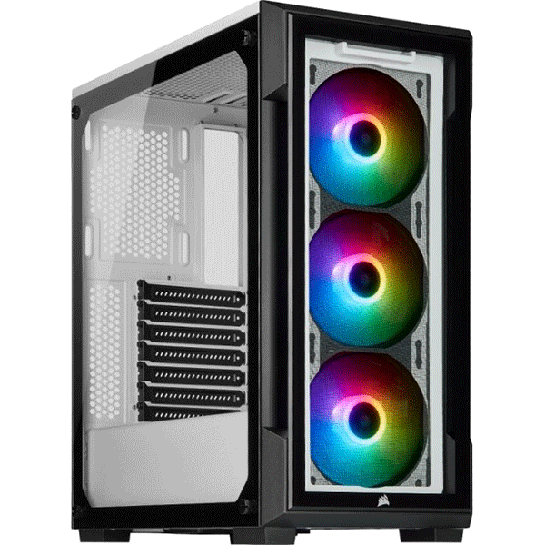 ATX CASE CORSAIR 220T RGB ICUE-WHITE | CC-9011191-WW