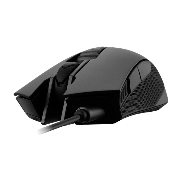Cougar Revenger Optical Wired RGB Gaming Mouse, 12000 DPI PixArt PMW3360 Optical Gaming Sensor, 1000 Hz Polling Rate, OMRON Gaming Switch, 6 Programmable Buttons, 512KB Onboard Memory, Ergonomic, Right-Handed Design, Black, 1 Year Warranty | CGR-WOMI REV