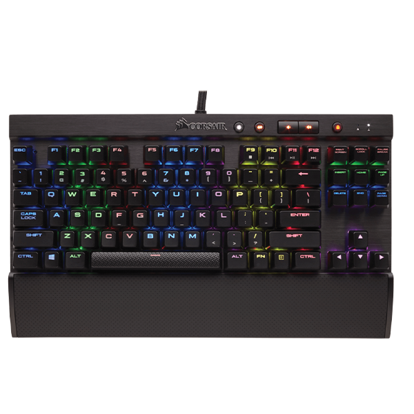 KEYBOARD CORSAIR K65 LUX RGB MX RED COMPACT CHERRY | CH-9110010-NA
