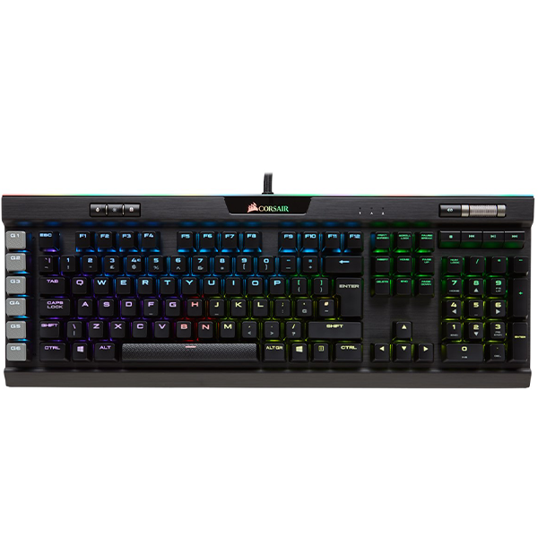 KEYBOARD CORSAIR K95 RGB PLATINUM MX BROWN-BLACK | CH-9127012-NA