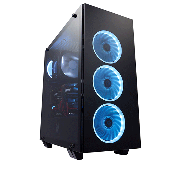 ATX CASE FSP CMT510 MID TOWER GAMING (3 RGB FAN) | CMT510