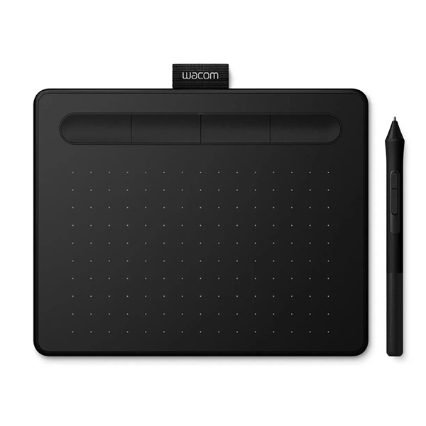 Wacom Intuos Small Black Graphic Tablet for Painting, Sketching and Photo Retouching – Ideal for Work from Home & Remote Learning | CTL-4100K-N