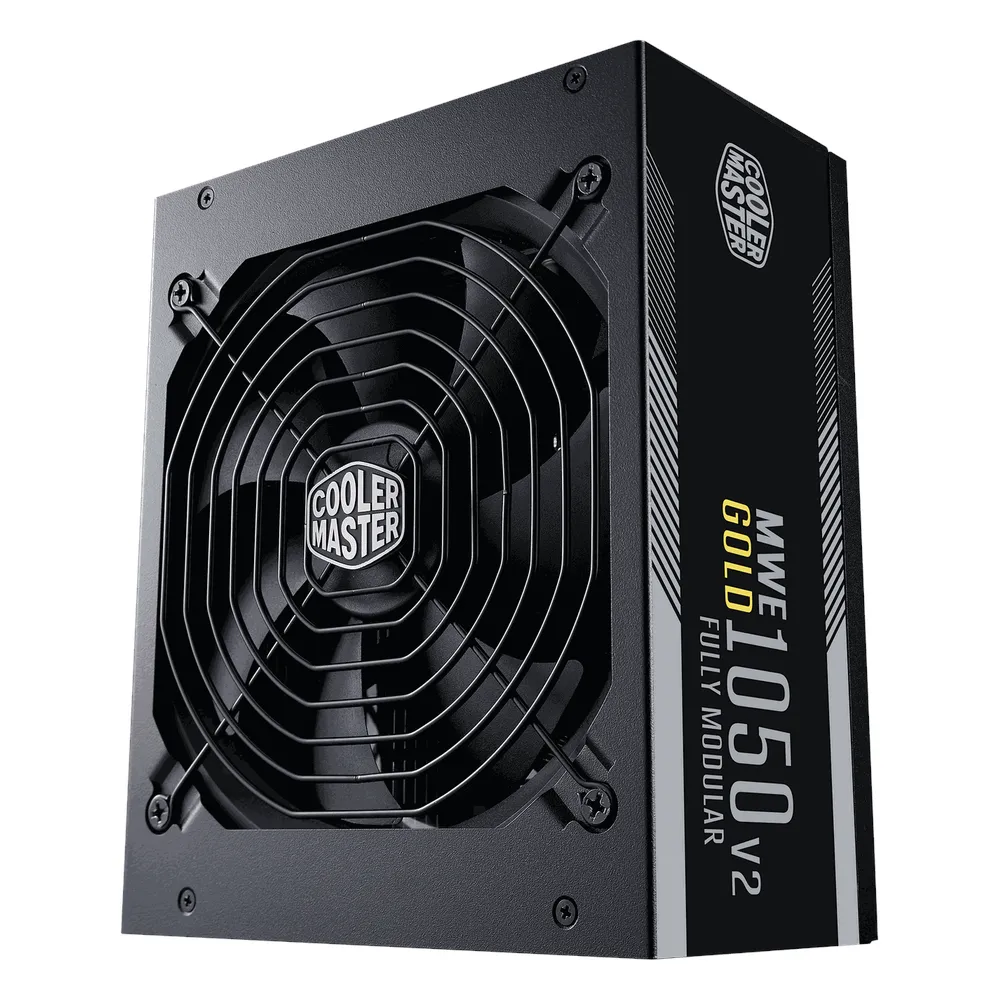 Cooler Master MWE Gold V2 Power Supply, 1050W, Fully Modular, ATX Form Factor, RTX Ready, 140mm Silent Fan, 1 Year Warranty | MPE-A501-AFCAG-3EUK