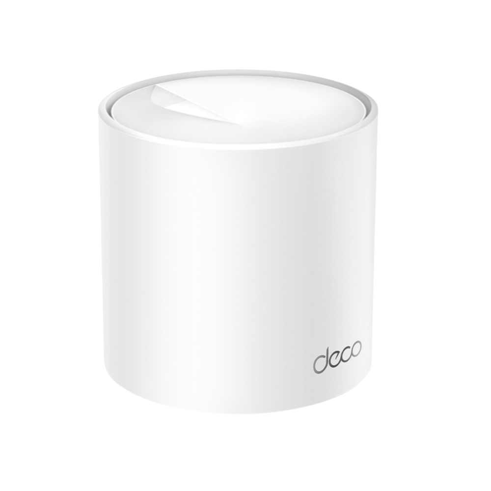 TP-Link AX1500 Whole Home Mesh Wi-Fi 6 System Router Pack Of 1, 5 GHz Up to 1201 Mbps, 2.4 GHz Up to 300 Mbps, 2 x Internal Antennas, 1-2 Bedroom Houses Coverage, EasyMesh Compatible, 1 Year Warranty | DECO-X10-1-PACK