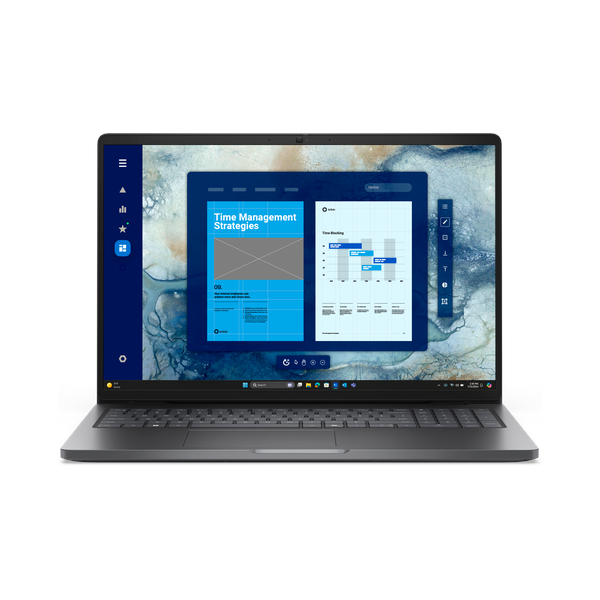 Dell Pro 16 PC16250 Laptop, Intel Core 5 120U Processor, 8GB RAM, 512GB SSD, 16" FHD+ Display, DOS, English & Arabic Backlit Keyboard, 1 Year Warranty | DPPC16250C58GAR-2621