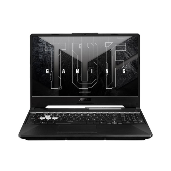 ASUS TUF Gaming A15 AMD Ryzen 5 7535HS Processor, 8GB RAM, 512GB SSD, 4GB NVIDIA RTX 2050, 15.6" FHD Display, 144Hz, Windows 11 Home, English & Arabic Keyboard, Graphite Black, 1 Year Warranty | FA506NF-HN003W