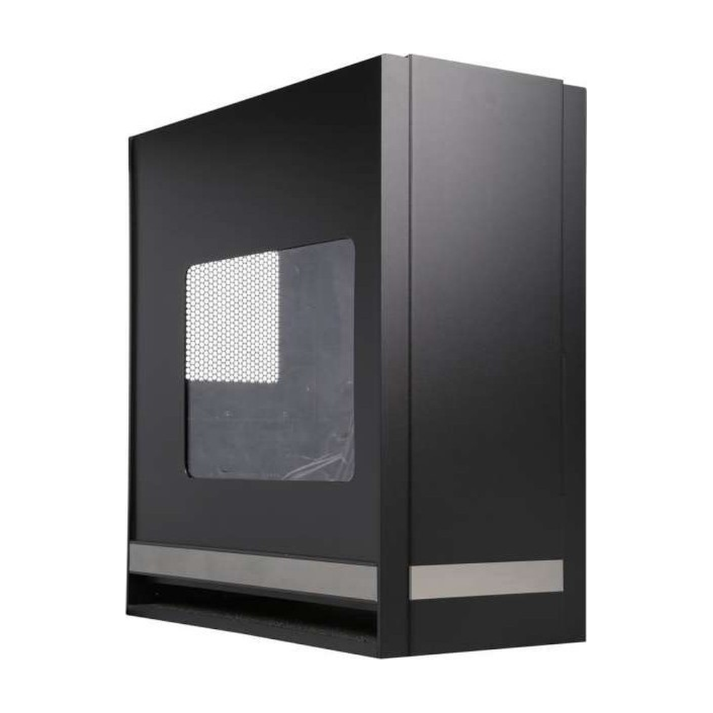 Silverstone FT05BW ATX Tower Case, Glass Side Window, Two Air Penetrator Fans Included, Supports 312mm GPU, Quick-release latch for Side Panel, Black, 1 Year Warranty | FT05B-W