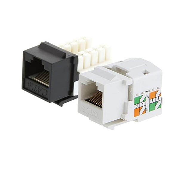 GENUINE KEYSTONE JACK CAT6 UTP - 90°