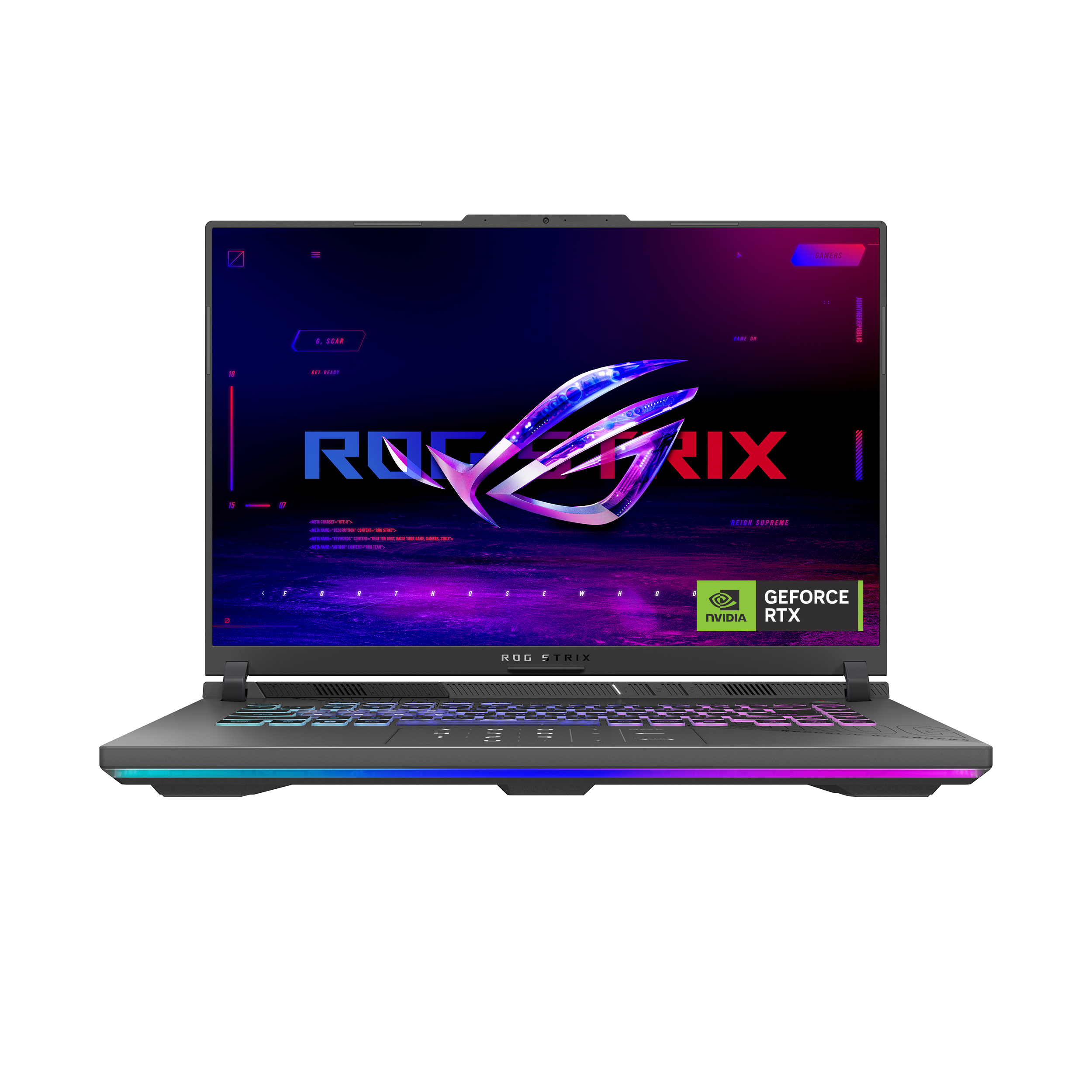ASUS ROG Strix G16 G614FR AMD Ryzen 9 9955HX3D Processor, 32GB RAM, 1TB SSD, 12GB NVIDIA RTX 5070Ti, 16" 2.5K WQXGA 240Hz Display, Windows 11 Home, English & Arabic Keyboard, 2 Year Warranty | G614FR-G32X3D