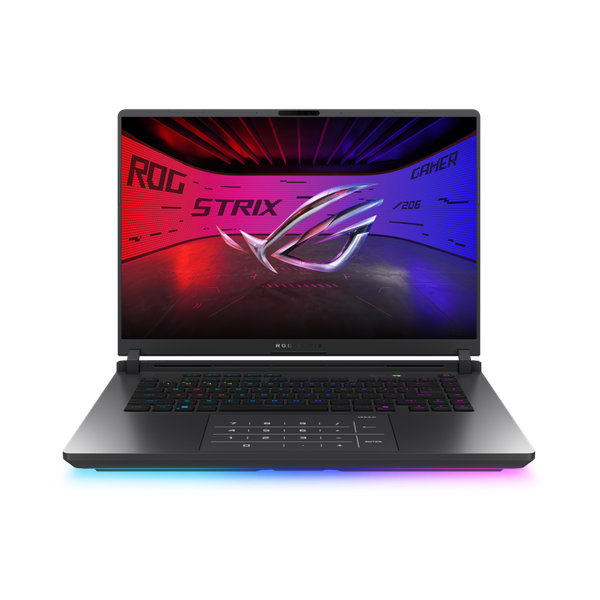 Asus ROG Strix G16 Gaming Laptop, Intel Core i7 14650HX Processor, 16GB RAM, 1TB SSD, 8GB Nvidia RTX 5050 Graphics, 16" FHD+ 165Hz Display, Windows 11 Home, Backlit Chiclet 4-Zone RGB English & Arabic Keyboard, Eclipse Gray, 2 Year Warranty | G615JHR-1SG7821W