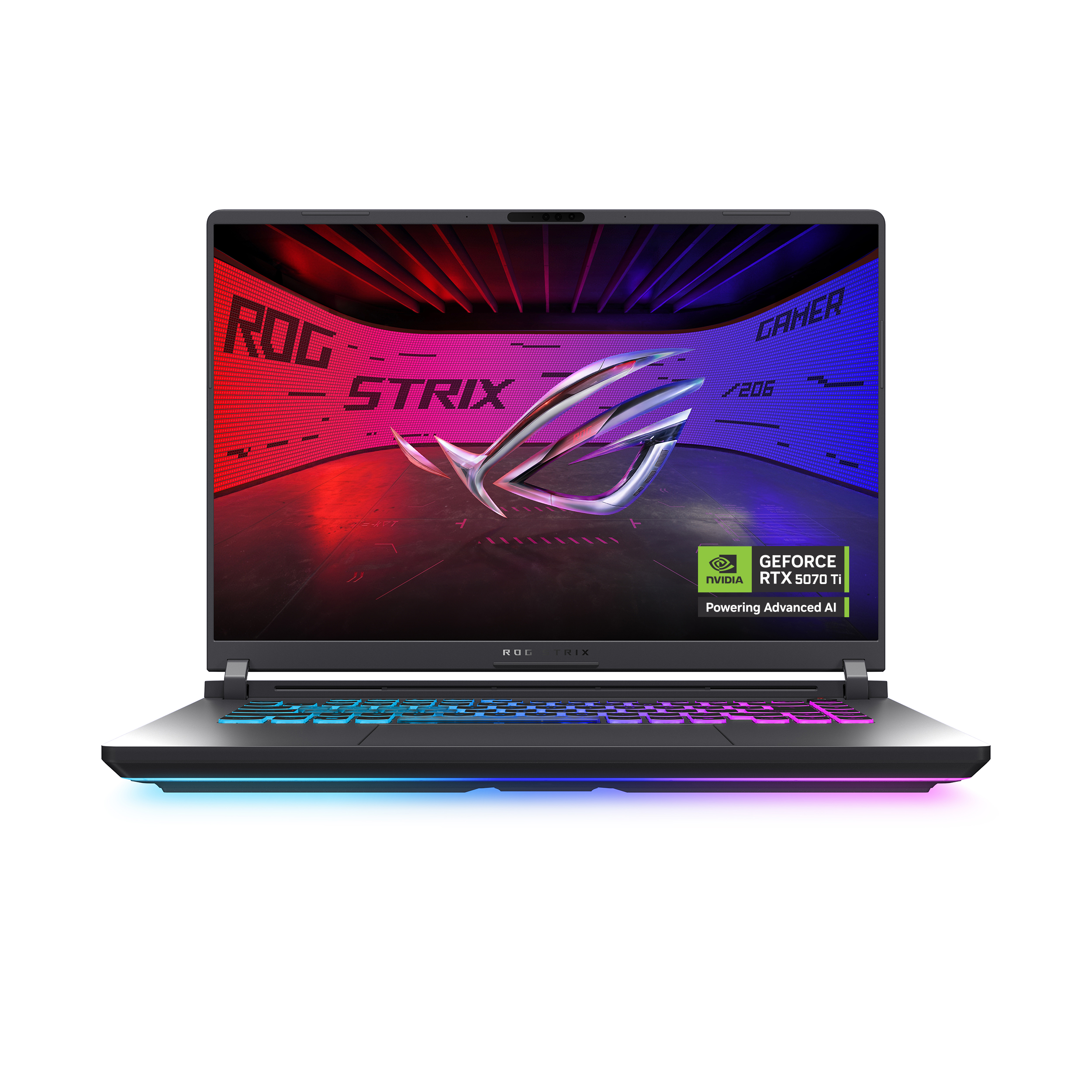 Asus ROG Strix G16 G615LR Gaming Laptop Intel Core Ultra 7 255HX Processor, 32GB RAM, 1TB SSD, 12GB NVIDIA RTX 5070Ti, 16" FHD+ 165Hz Display, Windows 11 Home, English Keyboard, 2 Year Warranty | G615LR-RV052W