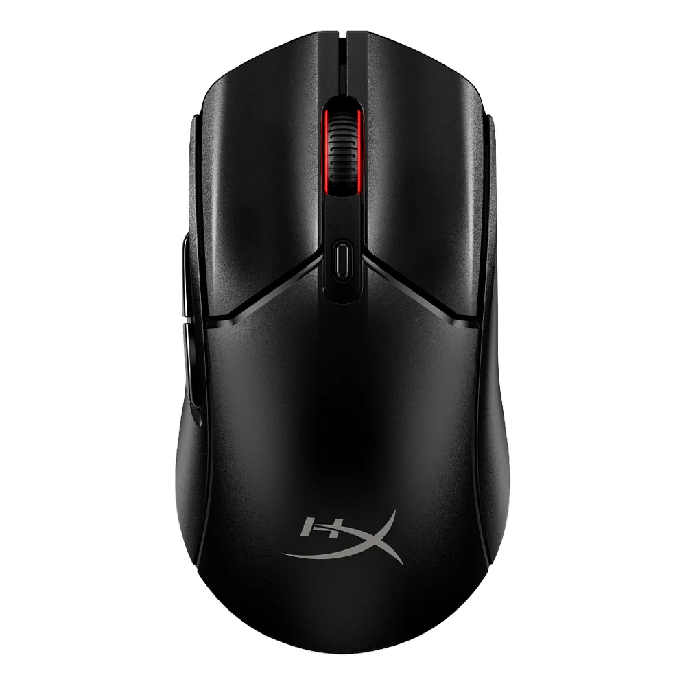 HyperX Pulsefire Haste 2 Core Wireless Gaming Mouse, 2.4GHz Wireless / Bluetooth 5.2, Up to 12000 DPI, Up to 1000Hz Polling Rate, HyperX Core Sensor, 6 Buttons, Symmetrical Design, LED RGB Lighting, Black, 1 Year Warranty | 8R2E6AA