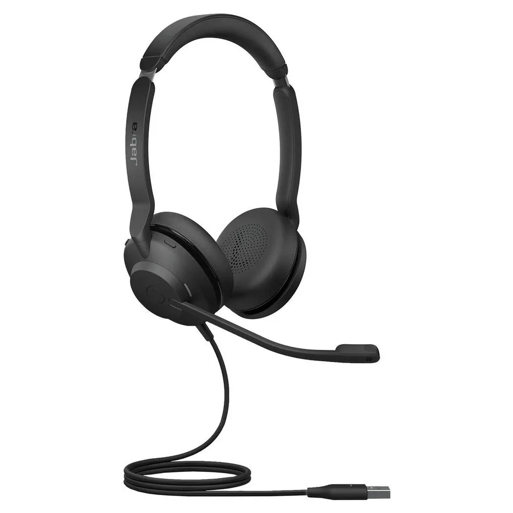 Jabra Evolve2 30 SE Stereo Headset, USB-A / USB-C, 2 Analog MEME, ECM Microphone, 28 mm Headphone Driver, Black, 1 Year Warranty | 23189-999-779