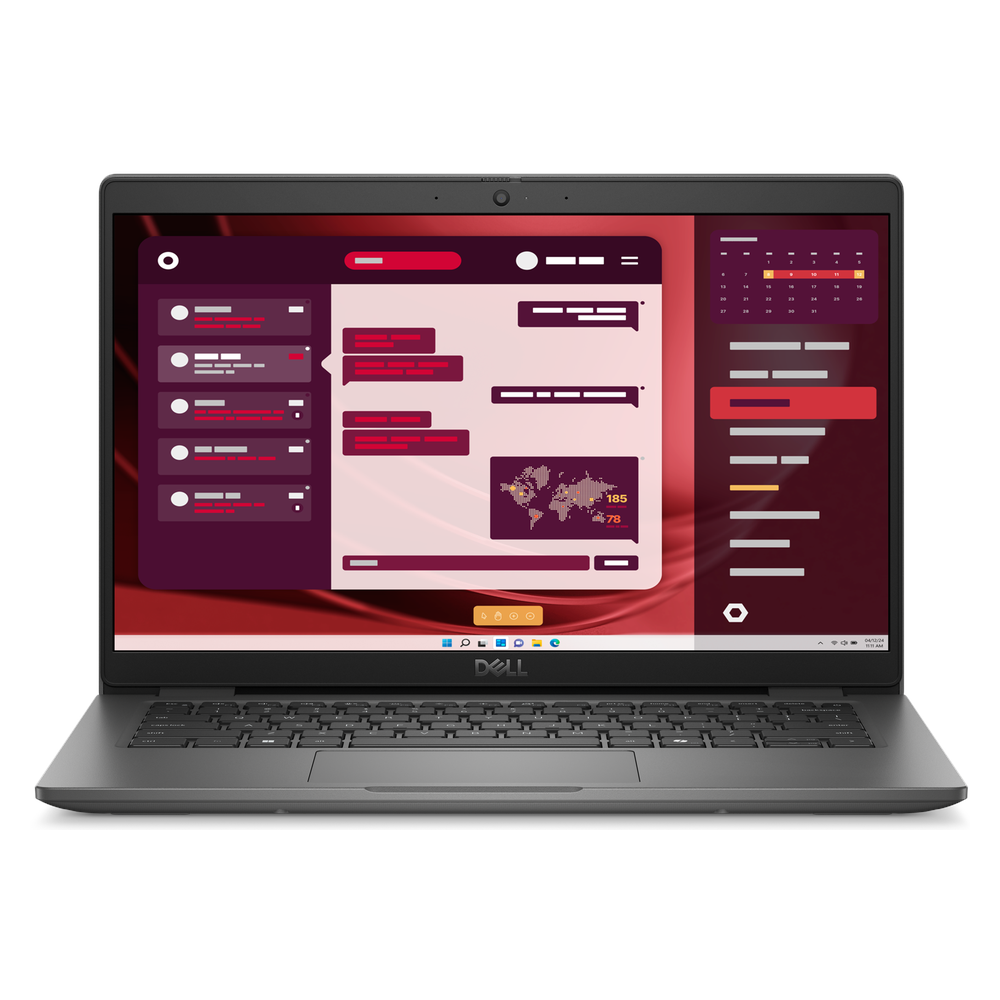 Dell Latitude 3450 Laptop, Intel Core i7-1355U Processor, 8GB RAM, 512GB SSD, 14" FHD Display, DOS, English & Arabic Backlit Keyboard, 1 Year Warranty | L-3450-I7-8-512-DOS