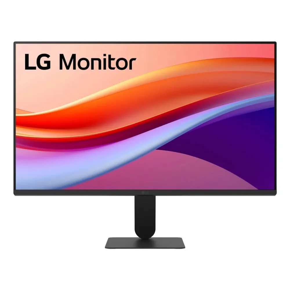 LG HDR10 Monitor with Slim Stand, 27" FHD (1920 x 1080) Resolution, 120Hz, Anti-glare, 5ms (GtG) Response Time, HDMI, Tilt Adjustable Stand, Black, 1 Year Warranty | 27U411A-B