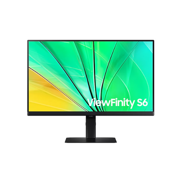 Samsung LS27D606EAMXUE 27" S60D ViewFinity QHD(2560 x 1440) Monitor, HDMI, DP, Height/Tilt/Swivel/Pivot, Adjustable, Black, 3 Year Warranty | LS27D606EAMXUE