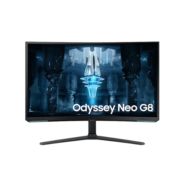 Samsung LS32BG850NMXUE 32" Odyssey Neo G8 4K UHD(3840x2160) Gaming Monitor, 240Hz, HDMI, DP, Height/Tilt/Swivel/Pivot, Adjustable, Black, 3 Year Warranty | LS32BG850NMXUE