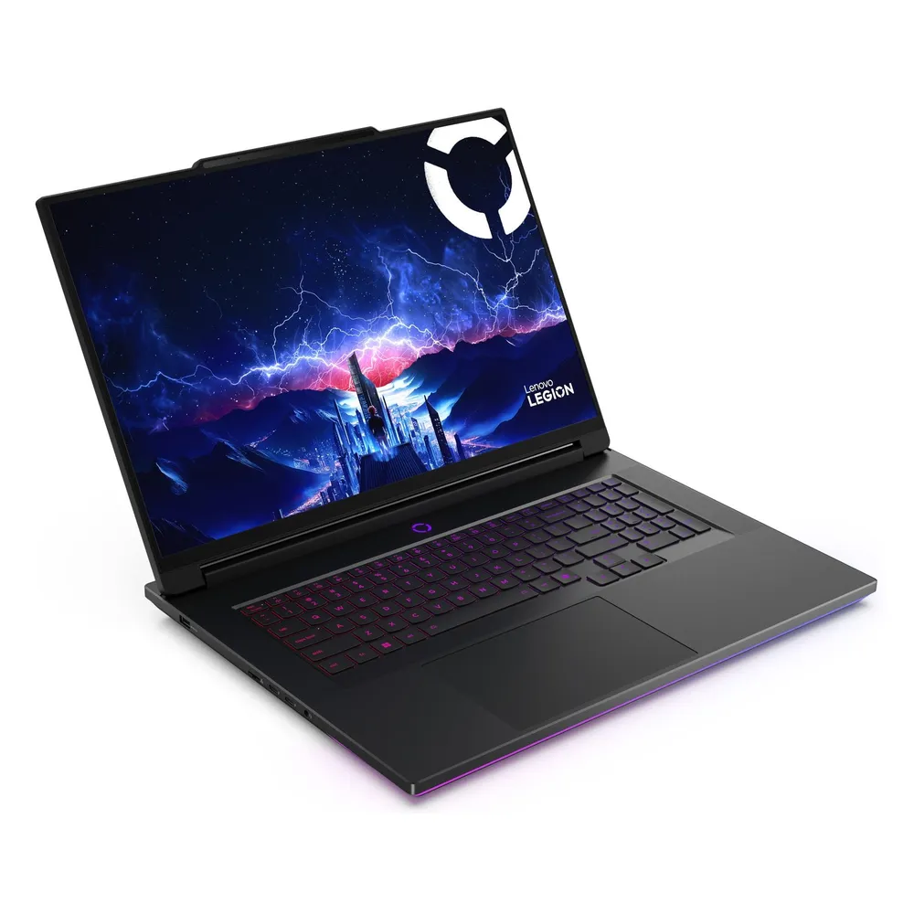 Lenovo Legion 9 18IAX10 AI Gaming Laptop, Intel Core Ultra 9 275HX Processor, 64GB RAM, 4TB SSD, 24GB NVIDIA GeForce RTX 5090 Graphics, 18" WQUXGA 240Hz Display, DOS, English & Arabic Per Key RGB Backlit Keyboard, 1 Year Warranty | 83EY0003AX