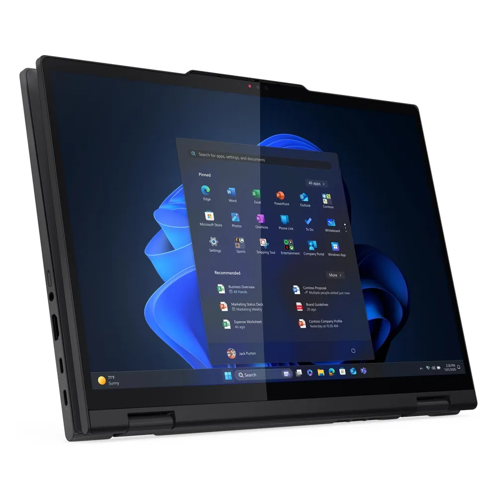Lenovo ThinkPad T14s 2 in 1 Gen 1 Laptop, Intel Core Ultra 7 255U Processor, 32GB RAM, 1TB SSD, 14" WUXGA Touch Display, Windows 11 Pro, English & Arabic Backlit Keyboard, 3 Year Warranty | 21R3004UGR