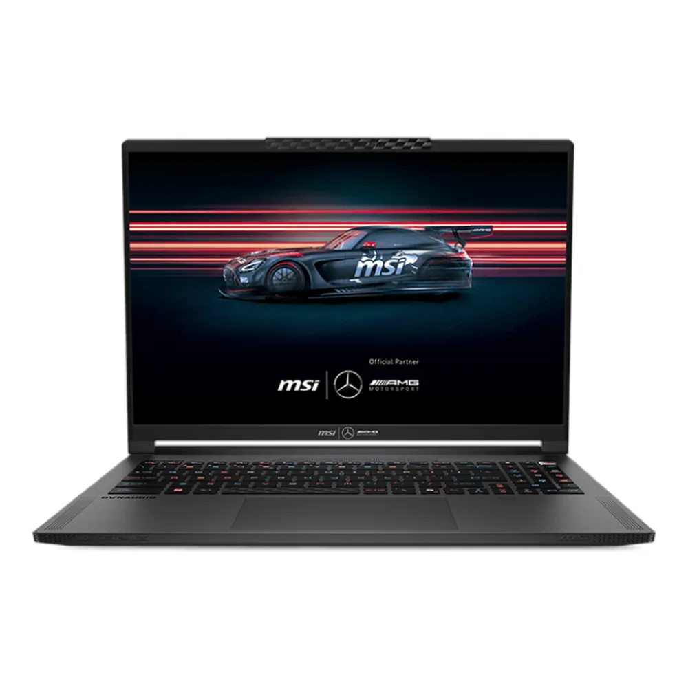 MSI Stealth A16 Mercedes AMG AI+ Laptop, AMD Ryzen AI 9-HX370 Processor, 32GB RAM, 1TB SSD, 16” QHD+ 240Hz, OLED Display, 8GB NVIDIA GeForce RTX 5070 Graphics, Windows 11 Home, English & Arabic Backlit Keyboard, Selenite Gray, 1 Year Warranty | 9S7-15FM33-049